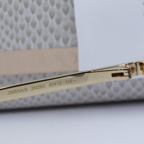 Jimmy Choo JIMENA/S 02M2 9O Aviator Sunglasses - Gold/Black/Grey main image 6